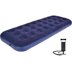 DIMAR GARDEN Single Size Air Mattress Inflatable Camping Bed Sleeping Pad,Include Hand Pump