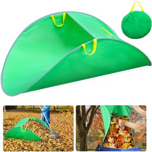 Tryly Leaf Collector, Foldable Leaf Bags, Portable Pop Up Lawn and Leaf Collector, Patent Number D1005635, Reusable Yard Garden Bags for Leaves Lawn Trash