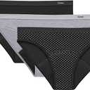 Hanes womens Comfort, Period. Bikini Period Underwear, Super Leaks Post-partum & Period Underwear, 3-pack Medium