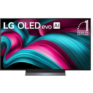 LG 48-Inch Class OLED evo AI 4K C5 Series Smart TV w/Dolby Atmos, Dolby Vision, HDR10, AI Super Upscaling 4K, Filmmaker Mode, Wow Orchestra, Alexa Built-in (OLED48C5PUA, 2025)