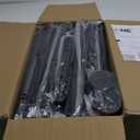 ALLZONE Partition Room Divider Curtain Rod, Adjustable Wall Divider for Room Separation, 63 to 130inch(H) & 31 to 135inch(W), No Drill, Three Mounting Options, Ideal for Creating Privacy Space, Black