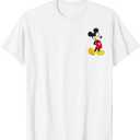 Disney Mickey And Friends Mickey Mouse Small Pocket Logo T-Shirt