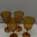 Karma, Nonna, Glass, Elegant Glassware Gift for Birthday, Wedding, Anniversary, Set of Four, Amber (12 ounces)