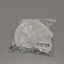 Lilosy Sexy Eyelash Underwire Floral Lace Sheer O Ring Linked Cutout Lingerie Set (Medium, White)