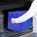 TICONN 6 Pack Extra Large Moving Bags with Zippers & Carrying Handles, Heavy-Duty Storage Tote Moving Boxes for Space Saving (Blue)