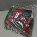 ebossy Women's Vintage High Waist Wool Blend Plaid A-Line Long Maxi Skirt with Pocket (Medium, Red)