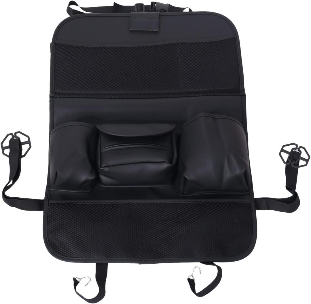Car Back Organizer Back Folding Organizer Bag Storage Box Storage Supplies Car Supplies,Black