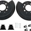 labwork Left and Right Rear Brake Dust Shield Splash 924-212 Replacement for Excursion 2000-2005 F250 F350