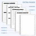 4 x 2026 Planner, Weekly and Monthly Calendar Planning Book, Jan 2026 - Dec 2026, Academic Agenda Planner for School Supplies and Office Desk Accessories - A5 (6.3" x 8.5") (Seaview)