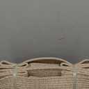 Large Storage Baskets for Shelves, Closet Organizers Bins for Clothes Blanket Towels, Baby Nursery, Toy Baskets Box, Woven Rope Baskets, 17 x 13 x 7.5, 2 Packs Mixed Brown (Natural)