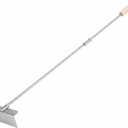 Charcoal Grill Ash Rake for Wood Stove Fireplace Pizza Oven,32 Inch Heavy Duty Stainless Steel BBQ Cleaner Poker Scraper, Elongated Tool for Fire Pit, Smoker, BBQ, Fireplace, Ceramic Grills (32 Inch Rake)