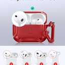 ESR for AirPods Pro 3 Case (2025), Compatible with Airpods Pro 3rd Generation (USB-C Cable), Magnetic Lid, MagSafe Ready, Powerful Drop Protection, Cyber Series, Red