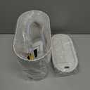 ELPHECO Bathroom Trash Can with Lid Butterfly, Motion Sensor Trash Can Bathroom Decor Automatic Garbage Can Wastebasket Bathroom Accessories, Kitchen, Living Room, Office, White Gold