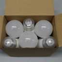 GEPLAD 6-Pack A15 Dimmable LED Light Bulbs, 5000K Daylight White, 800 Lumens, E26 Base, G45 Shape - Perfect for Refrigerator, Pendant Lights & Home Appliances, Energy Saving(60W Equivalent)