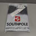 Southpole Boys Twill Jogger Pants in Basic Stretch Twill Fabric (Gray, S)