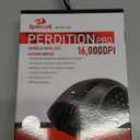 Redragon Wireless Gaming Mouse, MMO Gaming Mouse UP 16,000 DPI, 16 Macro Programmable Buttons, RGB Rechargeable with 12 Side Buttons, 70Hrs for PC Laptop MOBA FPS, M901P-KS (black)