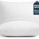 puredown 12x20 Throw Pillow Inserts Set of 2 Supportive & Fluffy Down Alternative Pillow Forms for Couch, Sofa & Bed, Indoor Decorative Cushion Stuffer