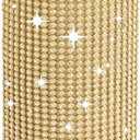 Bling Water Bottle Rhinestone, Diamond Water Bottle with Lid, Rhinestone Water Bottles for Women,Bling Tumblers 600ml20oz,Bright Gold