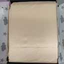 SLEEP SANCTUARY Satin Sheets King Size 4 Piece Luxury Silky Bed Set, Softer Than Silk, 15" Deep Pocket, Cooling & Wrinkle-Free, Moisture-Wicking & Breathable for Hair & Skin (Ivory)