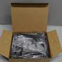 Stocking Hangers for Mantel,4 Pcs 2 in 1 Adjustable Fireplace Christmas Stocking Holder,No-Drill, Easy to Install Garland Hanger for Christmas Decorations,Fits 0.1-3.5Mantles(Black, 4)