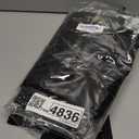 Soft Rear Windshield for Yamaha Rhino & Massimo UTVs - Winter-Ready PVC Windscreen, Waterproof & Windproof, Blocks Dust & Snow, Tough Against Punctures & Tears (BLACK)