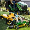 11x4.00-5'' Lawn Mower Tires Flat Free, 11x4-5 Solid Tires and Wheel, Zero Turn Mower Front Tires with 3/4" or 5/8" & 1/2" Precision bearings, 3.4"-5.6" Centered Hub for Zero-Turn Lawn Mower (2 Pack)