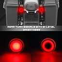 NTHREEAUTO 1157 LED Turn Signals, 2 Inch Bullet Smoked Lens Super Bright Turn Signal Light Compatible with Harley Road King Street Glide Electra Glide Softail Dyna Fat Boy, Front Rear