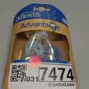 Dr. Brown's Advantage One-Piece Silicone Baby Pacifier, Fully Symmetrical Soother, Dark Blue/Light Blue/Orange, 6-18m, BPA Free, 3 Pack