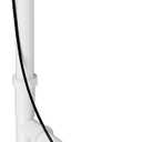 Westbrass Tubular 35 in. Cable Drive Bath Waste, Polished Chrome, D50P35TLE-26