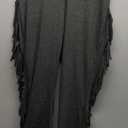 YOOTIKO Womens Sexy V Neck Bodycon Jumpsuit Tassels Fringe Pants Clubwear Casual Outfits Cute Romper (XL, Black)