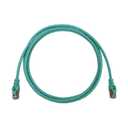 Tripp Lite Cat6a 10G Ethernet Cable, Snagless Molded Slim STP Network Patch Cable (RJ45 M/M), Aqua, 7 Feet / 2.1 Meters, Manufacturer's Warranty (N262-S07-AQ)