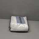 MOOWOO Chic Ruffle Lace Polyester Duvet Cover Set -Girl White Bedding-3 Piece Full Duvet Cover with Zipper Closure -Ultra Soft and Light Weight (White,Full)