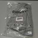 Womens T Shirts Short Sleeve V Neck Tees Basic Tshirts Ribbed Casual Top (Gray, L)