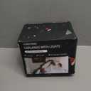 WEMADE 15.4ft Pre-Lit Christmas Garland with Lights 50 LED Lighted Garlands for Christmas Decorations Indoor Outdoor, Battery Operated 8 Modes Memory Timer for Mantel Stair Banister Doorframe Decor (Warm White)