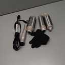 Traveling 60 Mins Auto Off Thermal Brush 3 in 1 Set Ionic Heated Round Curling Create Volume & Smoother Hair Style for Fully Dried Hair Ceramic Fast Heating Curling Iron Brush with Temperature