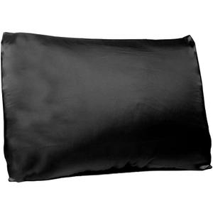 Pillow Case Double-Sided Mulberry Silk Pillowcase for Hair and Skin, King Size, Black