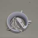 Mini Wireless Speaker with Bluetooth Lamp, Atmosphere Lamp, Wireless Charging, Alarm Clock,Smart LED Table Lamp, Night Light, Birthday Gifts for Girls Boys Party Aged 4-12 (White)