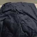 H.VERSAILTEX Stretch Velvet Armchair Cover Couch Covers 1 Cushion Chair Slipcover for Living Room Furniture Cover Crafted from Thick Comfy Rich Velour (Chair 31"-49", Navy)