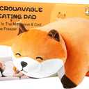Microwave Heating Pad Fox Lavender Heatable Stuffed Animals for Cramps Pain Relief, Cute Soft Cozy Pillow Plush Heatable Warm Pals Stuffed Animals Gifts for for Mom Grandma Girlfriend Wife Sister Her