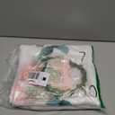 Baby Monthly Milestone Blanket for Baby Girl, Newborn Age Months Blanket Photo Prop with Growth Chart, Floral Wreath & Headband