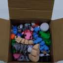 44pcs 3D Printed Animal Figurines Set Articulated Mini 3D Animals, Cute Eco-Friendly Animal Fidget Toys, 3D Printed Animals for Kids, Educational Interactive Play, Perfect Christmas Home Dcor Gift (Mix Animal B)