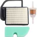 Powtol 20 083 02-S Air Filter 20 083 03-S Pre filter for Kohler Courage 15 16 17 18 19 20 21 22 HP YTH21K46 YTH20K46 Engines Replace KH-20-883-02-S1 20 083 06 Lawn Mower