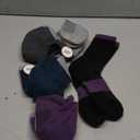 Anlisim Merino Wool Hiking Socks for Women Thermal Winter Warm Boot Work Cushion Socks 5 Pairs (Medium)