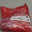 Smiry Velvet Seat Covers for Dining Room Chair Set of 4, Stretch Fit Removable Washable Chair Seat Cushion Protector Slipcovers with Ties, Red