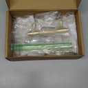 Coinkoly 10 Pack 3 Inch(76mm) Gold Cabinet Pulls Knurled Kitchen Cabinet Handles Drawer Pulls Cupboard Brushed Gold Hardware for Cabinets