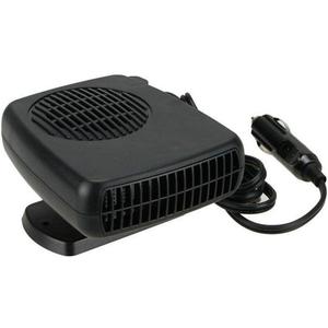 Surakey Car Heater, 2 in 1 Heating/Cooling Mini Car Heater Anti-Fog 150W 12V Plug in Cigarette Lighter Auto Heater Fan with 360 Degree Rotary Base Windshield Defroster for Snow Removal Winter Black
