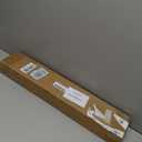 No Tools No Drill Light Filtering Roman Shades, White, 22"W × 64"H