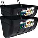 Chicken Feeder Waterer, Goat Feeder - 4.5 Quart, for Goats Chickens Duck Sheeple Dogs Piglets Deers Gooses, Turkeys, Goat Supplies(Appearance Patent Product) 1-Pack