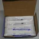50 Pcs 1ml Syringes with Caps Oral Dispenser Individually Sterile Warpped for Medicine Dropper, Colostrum Collect Feeding Pets, Liquid