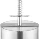 Brigii 304 Stainless Steel Burger Press - 4.5" Hamburger Patty Maker, Heavy Duty Stainless Steel Burger Press for Ground Beef, Burgers (Dishwasher Safe)